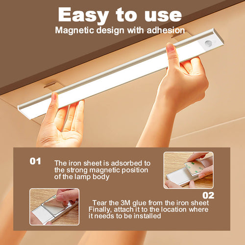 AuraLite® - Wireless Motion Sensor LED Strip for Closets