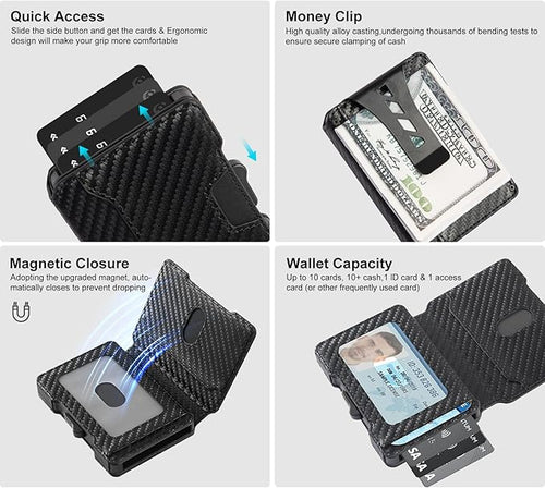 Vernon® - Men’s Business Bifold Wallet with Card Slots