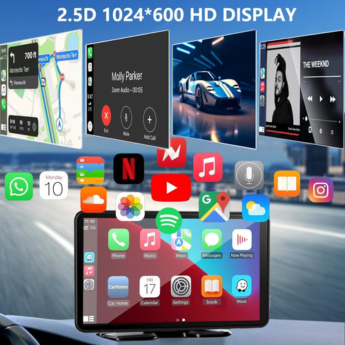 TechLink® - Portable Wireless CarPlay Screen