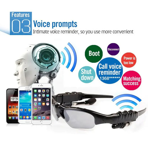 SmartGaze® - Smart, Built-in Speakers, Hands-Free Sunglasses
