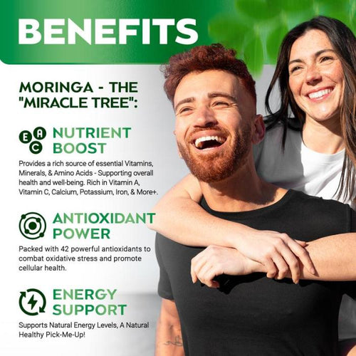 Rosabella® Moringa Capsules (800mg) - Immune Support Gut Health Vitamins