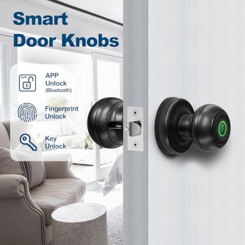 IntelliLock® - Smart Door Knob with Fingerprint Access