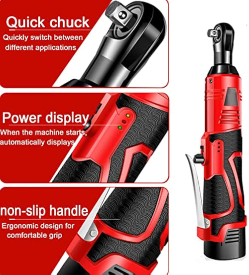 TorqueMaster® - 3/8'' Electric Ratchet Wrench