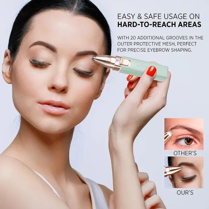 GlowEdge® – 2-in-1 Eyebrow & Facial Shaver