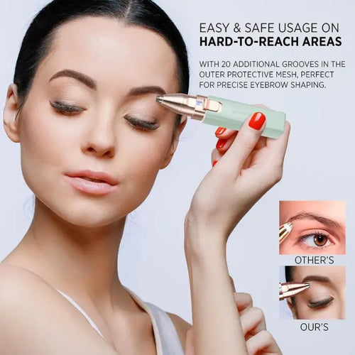 GlowEdge® – 2-in-1 Eyebrow & Facial Shaver