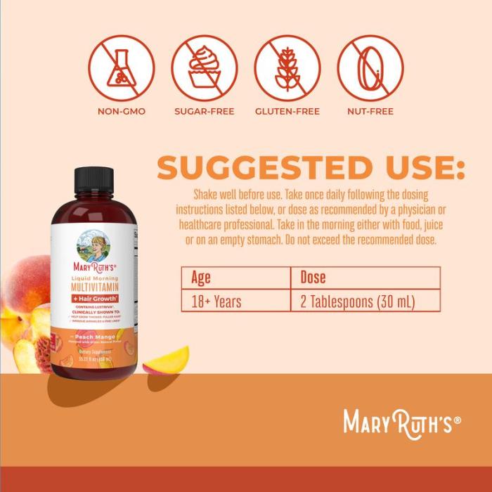 MaryRuth's® Liquid Multivitamin + Hair Growth